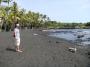 Hawaii Big Island Black Beach