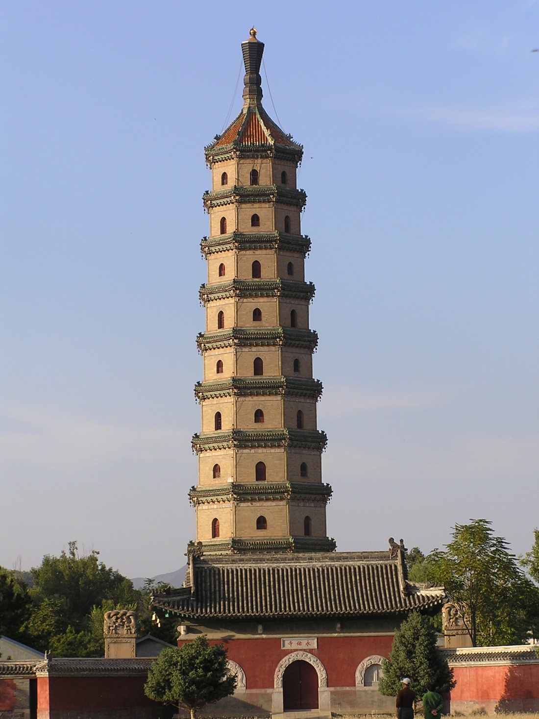 Pagoda v Letním sídle císařů v Číně