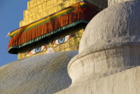 Architektura a památky - Stupa v Boudhanathu