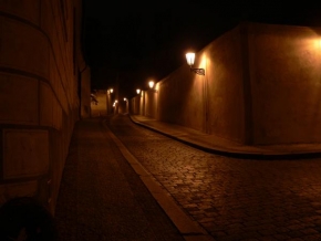 Po setmění - Pražské uličky
