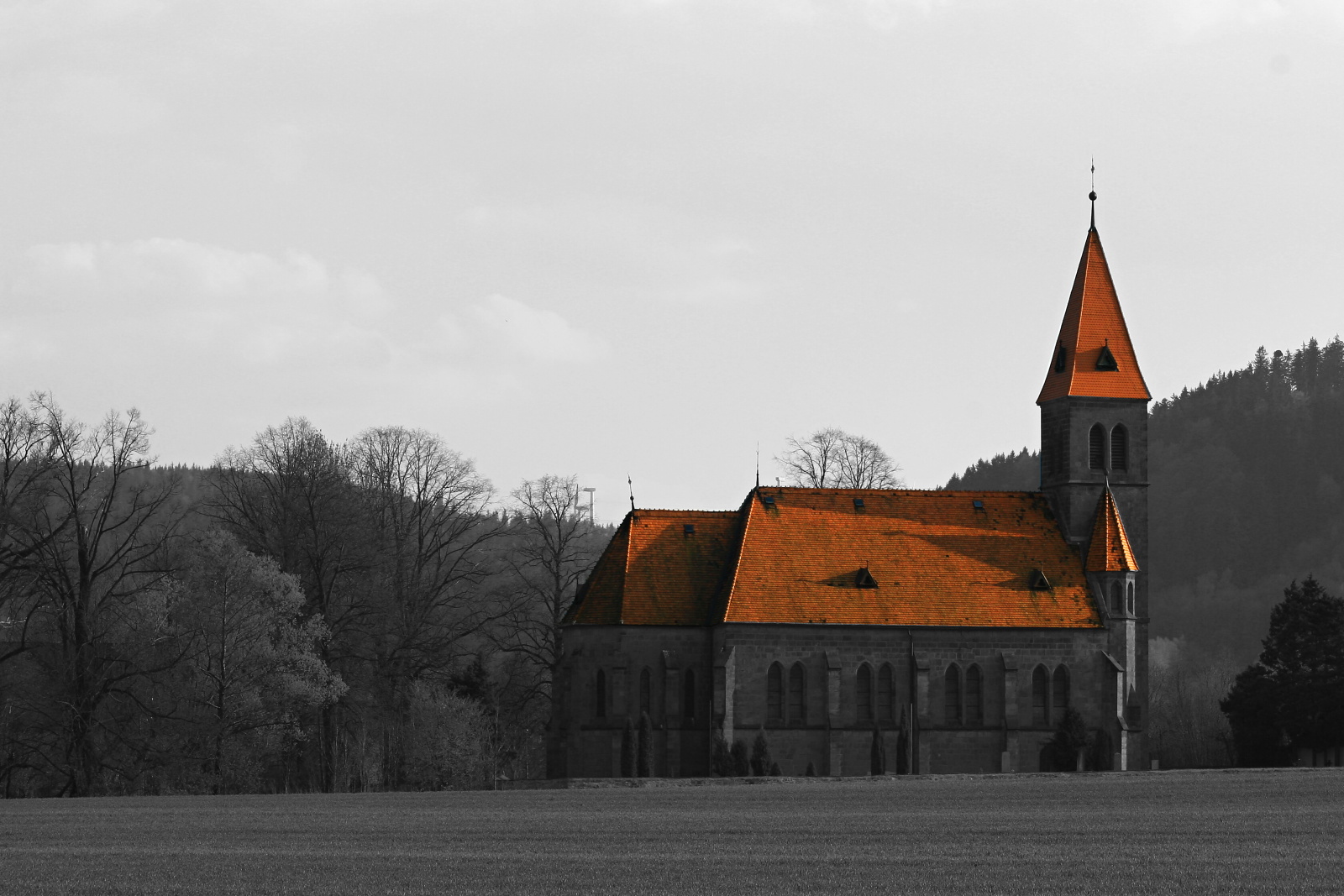 Gotický kostel Damníkov