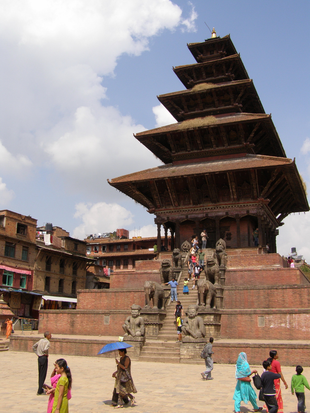 Bhaktapur Nyatapola Temple, Nepál