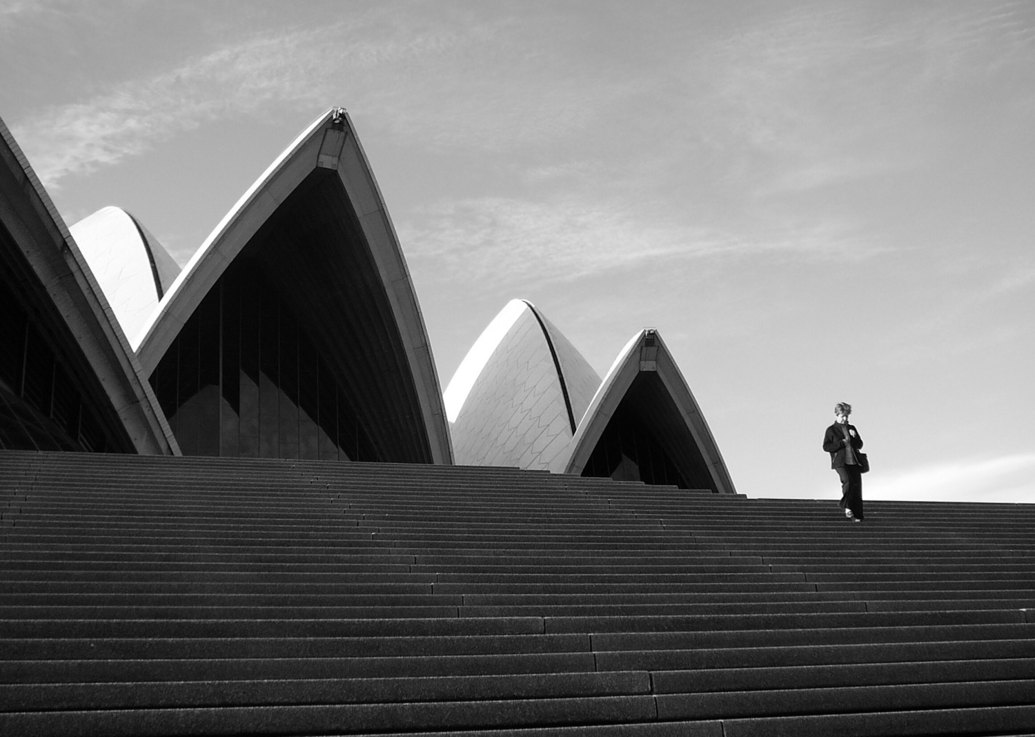Po schodoch Opera House Sydney