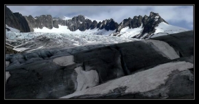 Krásy krajiny - Rhonský ledovec
