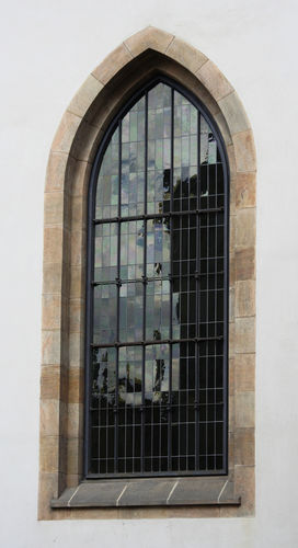 Detail v architektuře - Okno Betlémské kaple