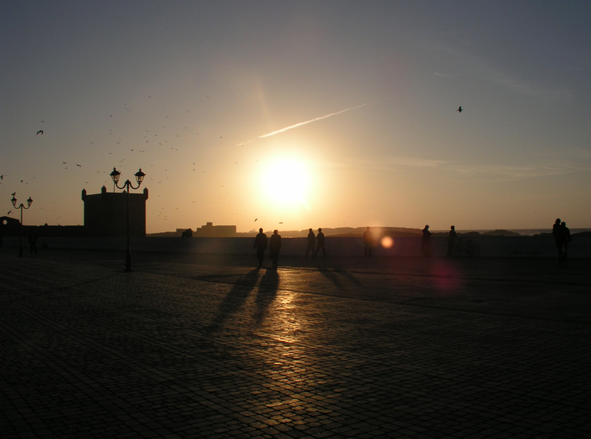 Západ slunce v Essauiře
