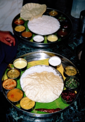 Jídlo a pití - Indické thali