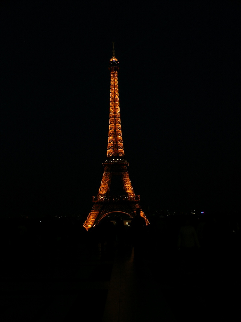 Paříž po setmění