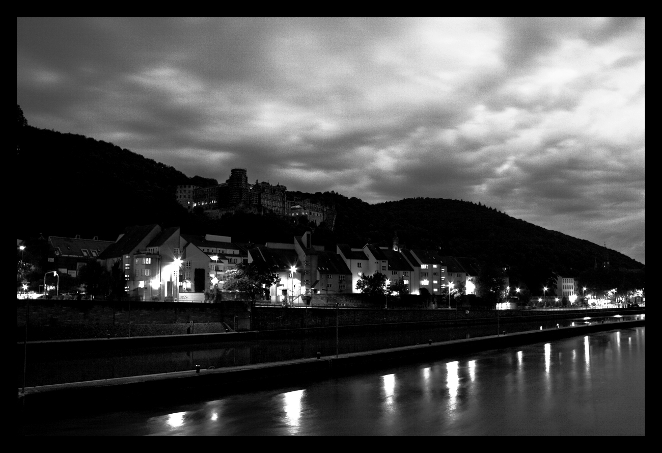 Heidelberg po setmění