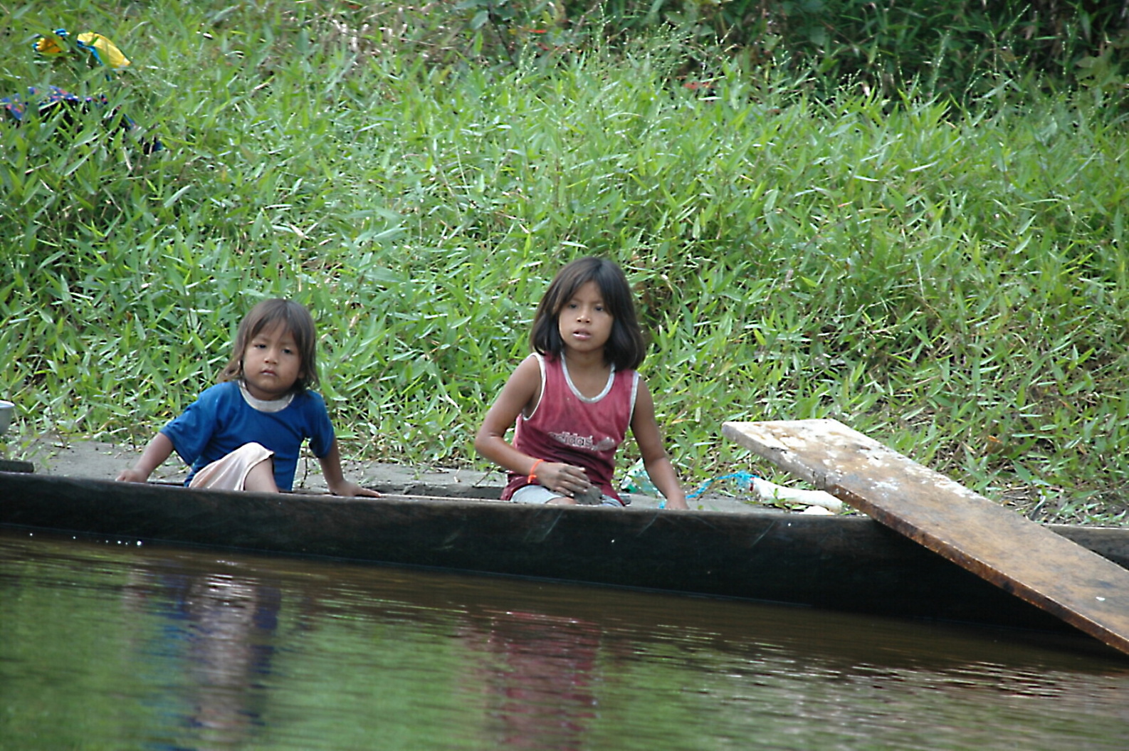 Na řece Cuyabeno