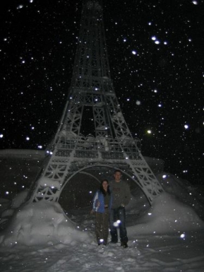 Večer a noc ve fotografii - Noční Eiffelova věž
