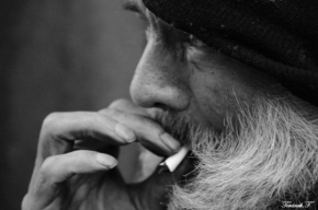Na ulici - Starý muž bez domova (3)