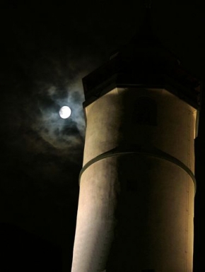 Večer a noc ve fotografii - Domažlická věž