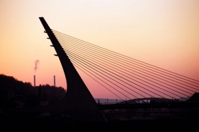 Večer a noc ve fotografii - Most v Ústí