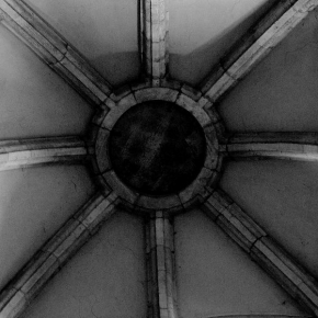 Černobílá poezie - Ženeva ve čtverci -gotický strop