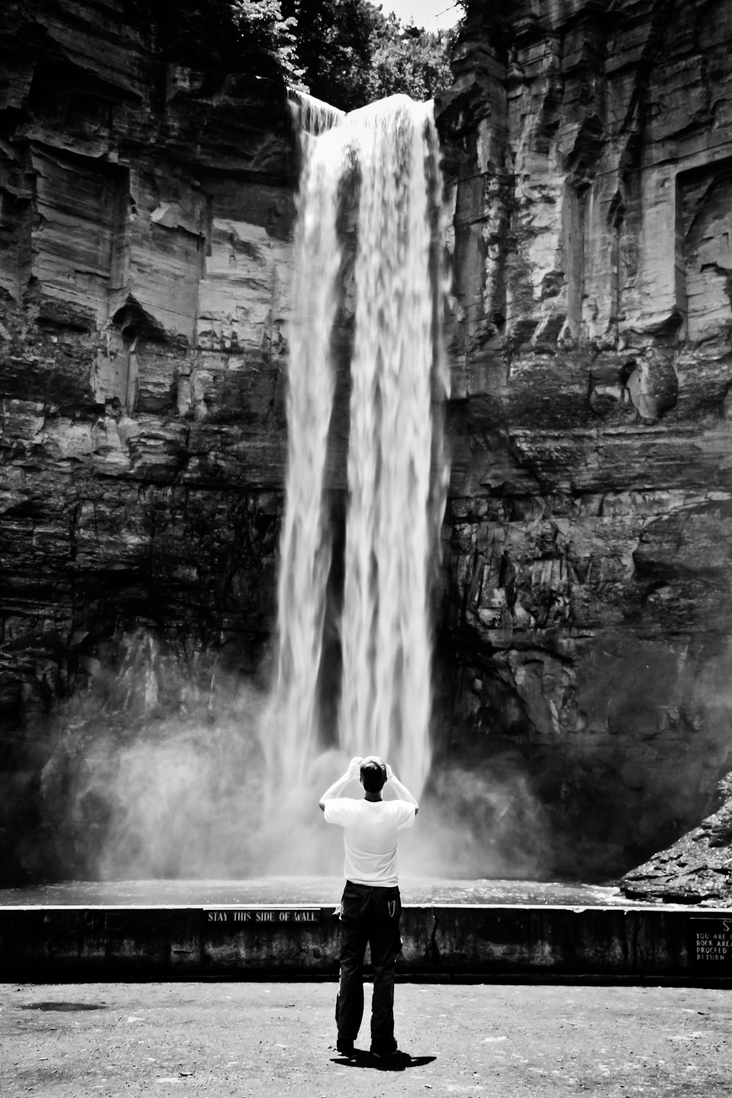 Under the Taughannock Falls