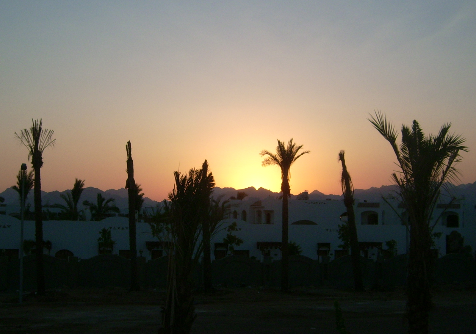 Východ Slunce v Sharm El Sheiku