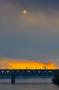 Východ slnka nad rafinériou Slovnaft - 2