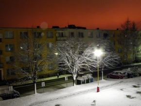 Zimní podvečer - Prvý sneh