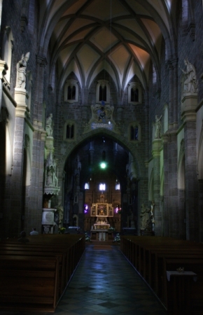 Interiér - Bazilika v Třebíči