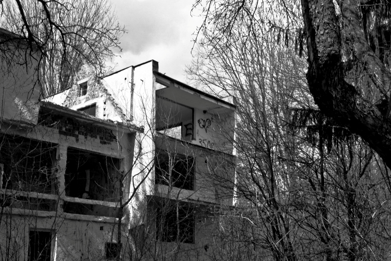 opustený dom
