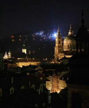 Zimní podvečer - Prague at night