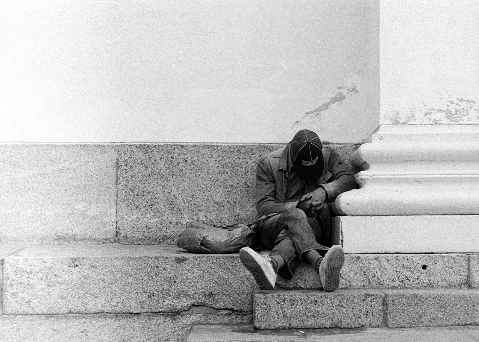 Bezdomovec v Helsinkách