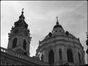 Černobílá fotografie - V Praze 