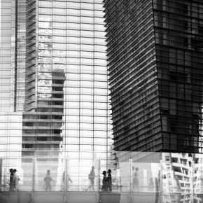 Černobílá fotografie - City