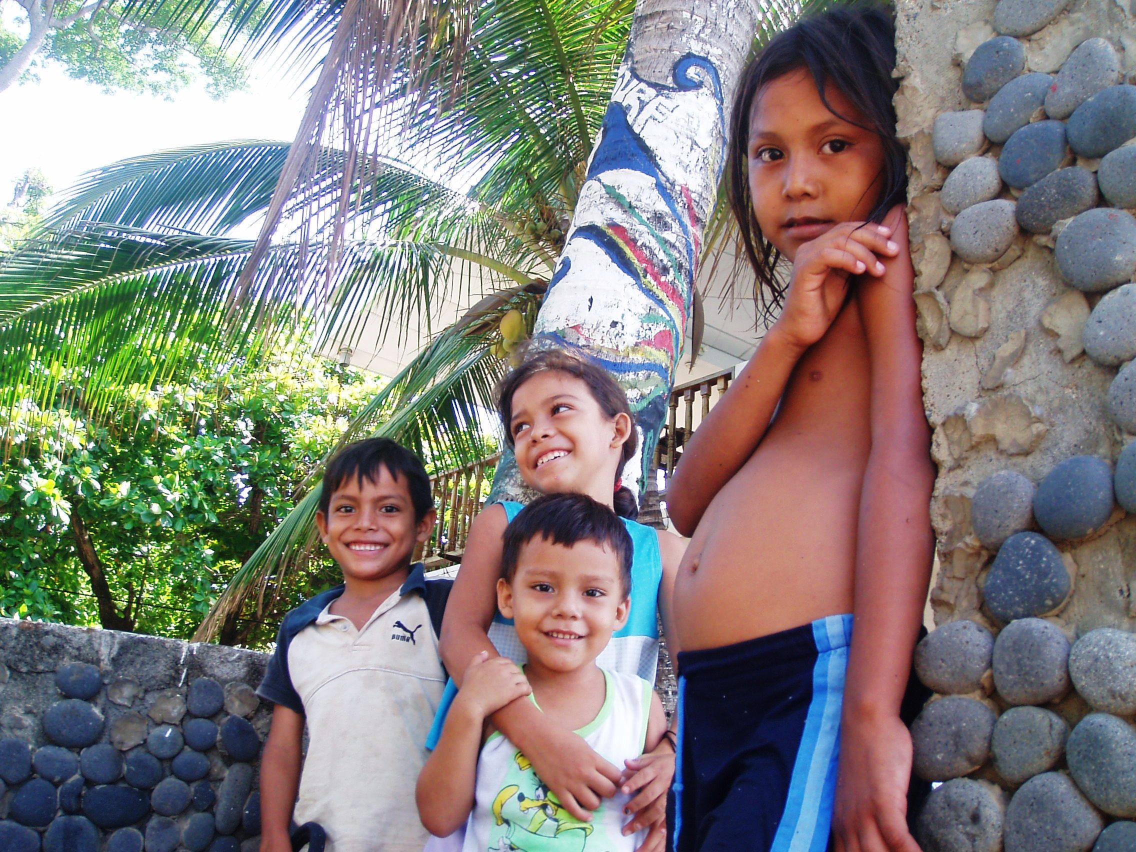 Děti přátel v El Salvador