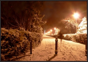 Zimní podvečer - Večerní procházka