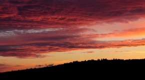 Fotíme oblohu - Západ slunce nad rodným městem