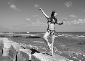 Tereza Kopecká - Baletka na pláži