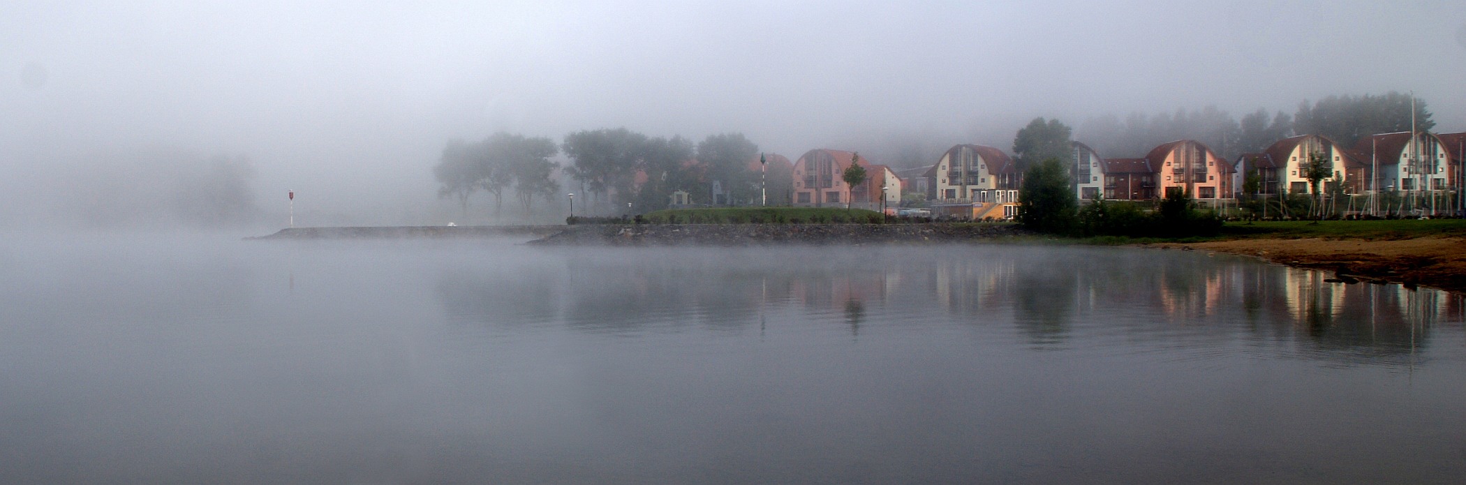 plavba ranní mlhou