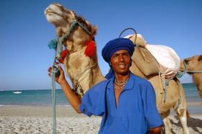 Člověk a jeho zvířátka - Berber a jeho velbloud