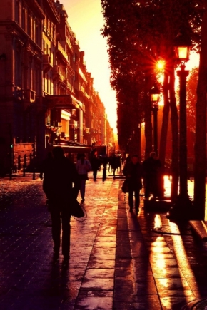 Kouzla přítmí a soumraků - la rue, Paris