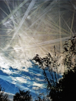 Pan neznámý - Obloha s dráhami letadel za roky 2009 až 2012