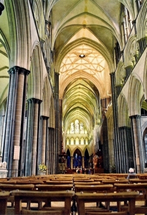 Historické objekty - Anglická gotika - Canterbury