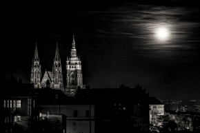 Historické objekty - Tim Burton se dívá na Chrám sv. Víta