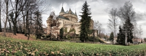 Historické objekty - Bojnice castle panorama 4