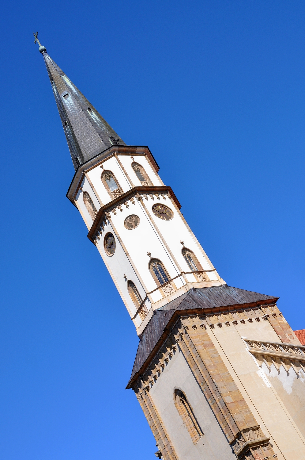 Věž kostela v Levoči