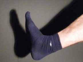 Krásy těla a jeho křivek - Křivka v ponožce