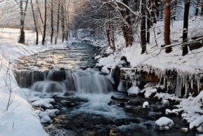 Zimní království - Vodopád Mohelnice