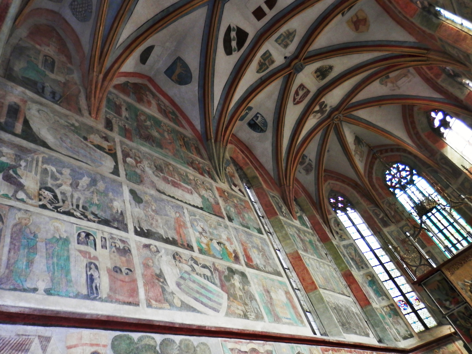 fresky - kostel Slavětín
