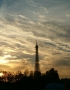 Anna  Kunšteková - večerní pohled na La Tour Eiffel