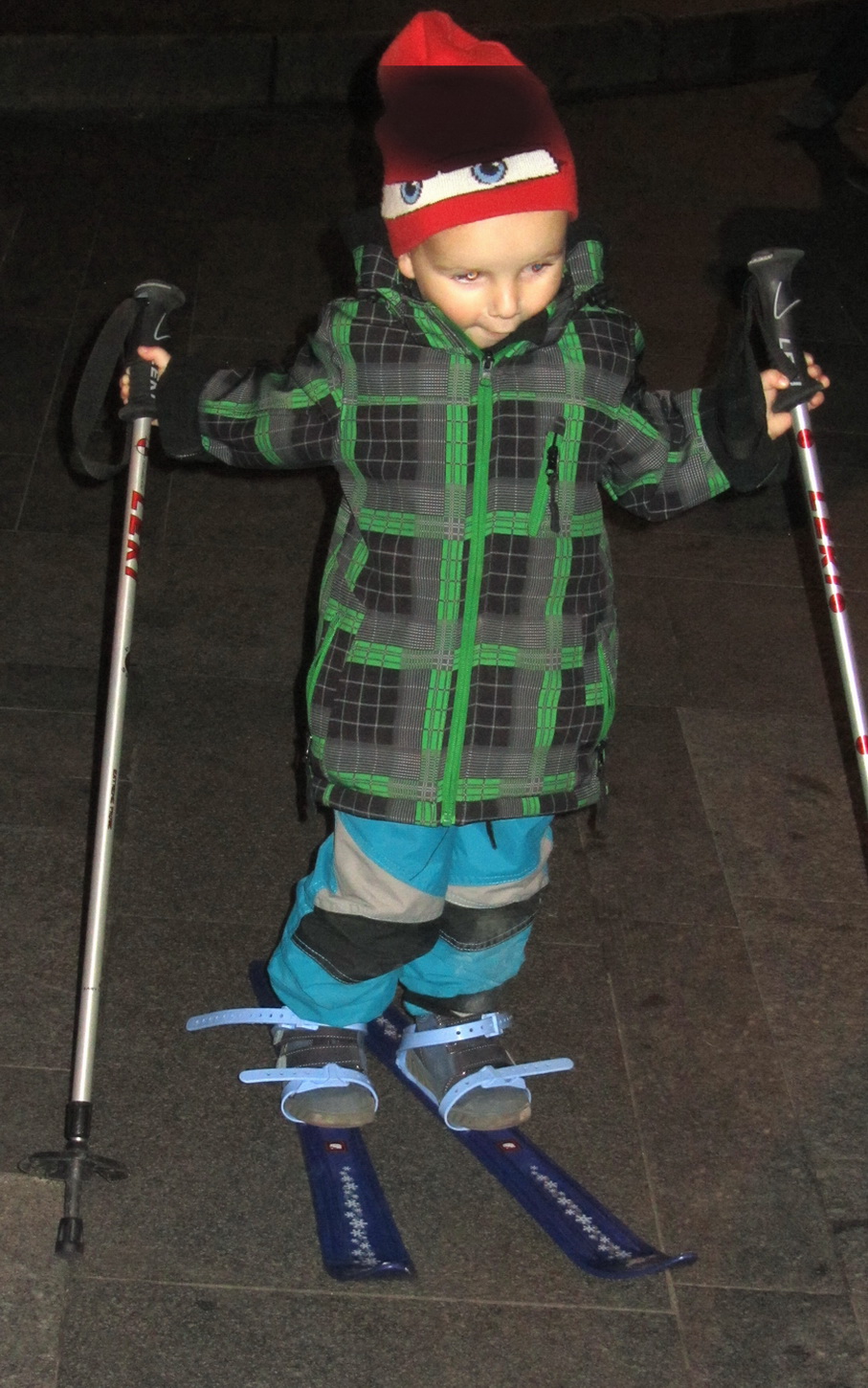 Malý lyžař