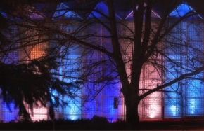Umění architektury - Noční Kongresové centrum Zlín