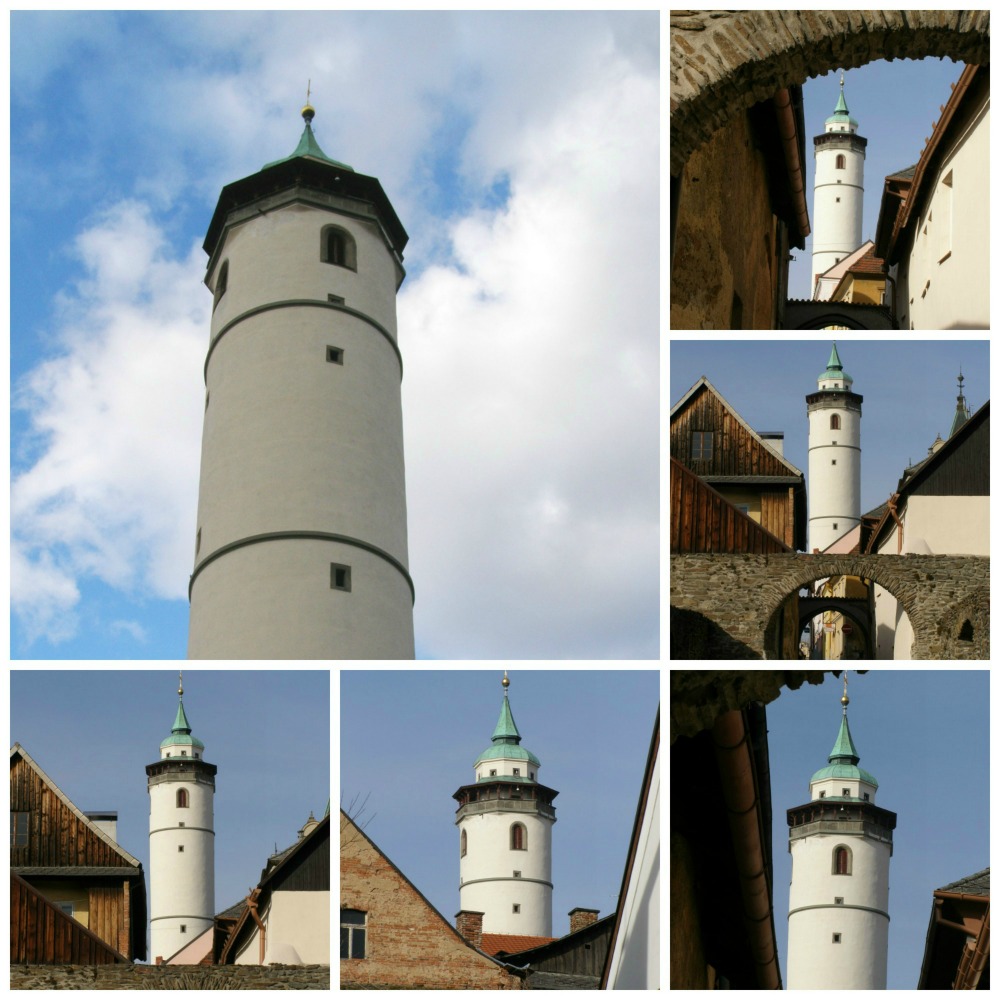 Domažlická věž v několika snímcích