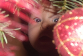 Děti jsou fotogenické - vánoční oči