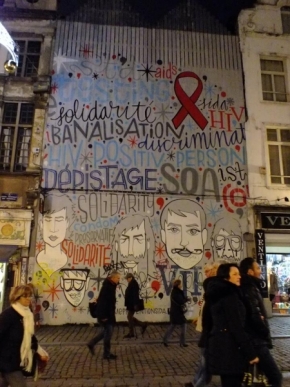 Fenomén Street Foto - Bruselská zeď